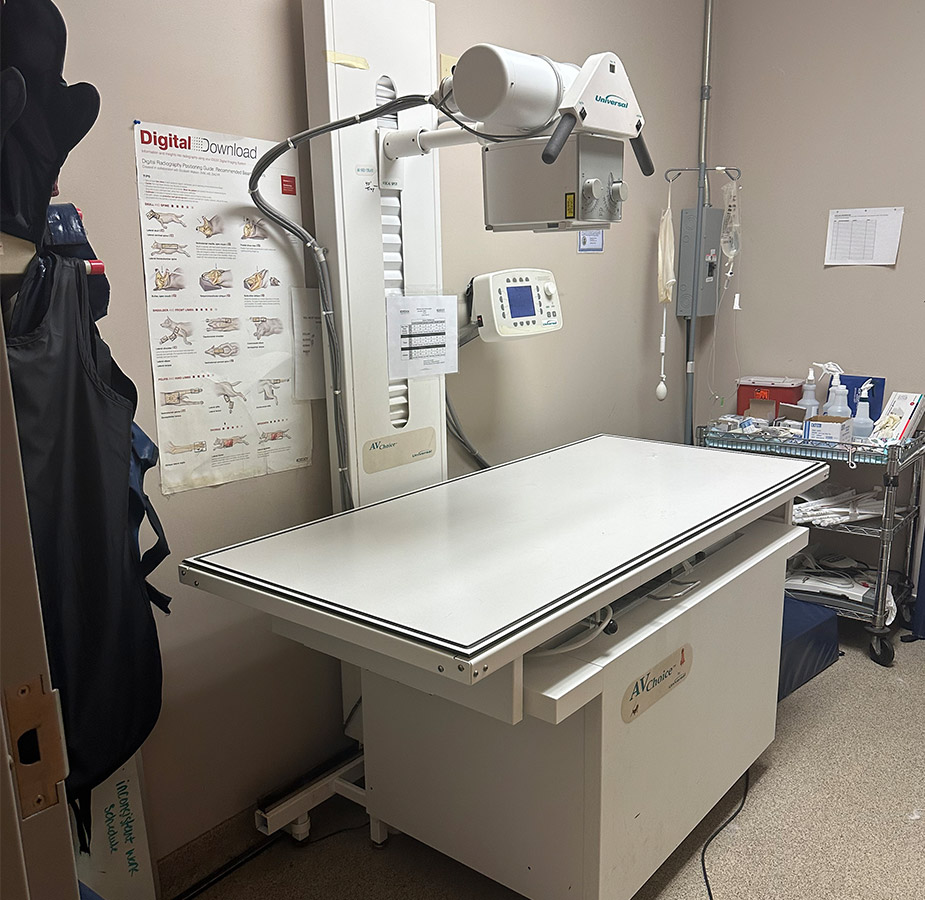 X-Ray Machine at Winding Creek Animal Hospital 