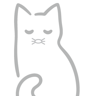 Stencil drawing of cat