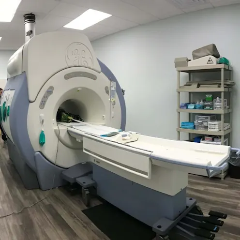 A diagnostic imaging machine at Specialists in Companion Animal Neurology Clearwater A diagnostic imaging machine at Specialists in Companion Animal Neurology Clearwater