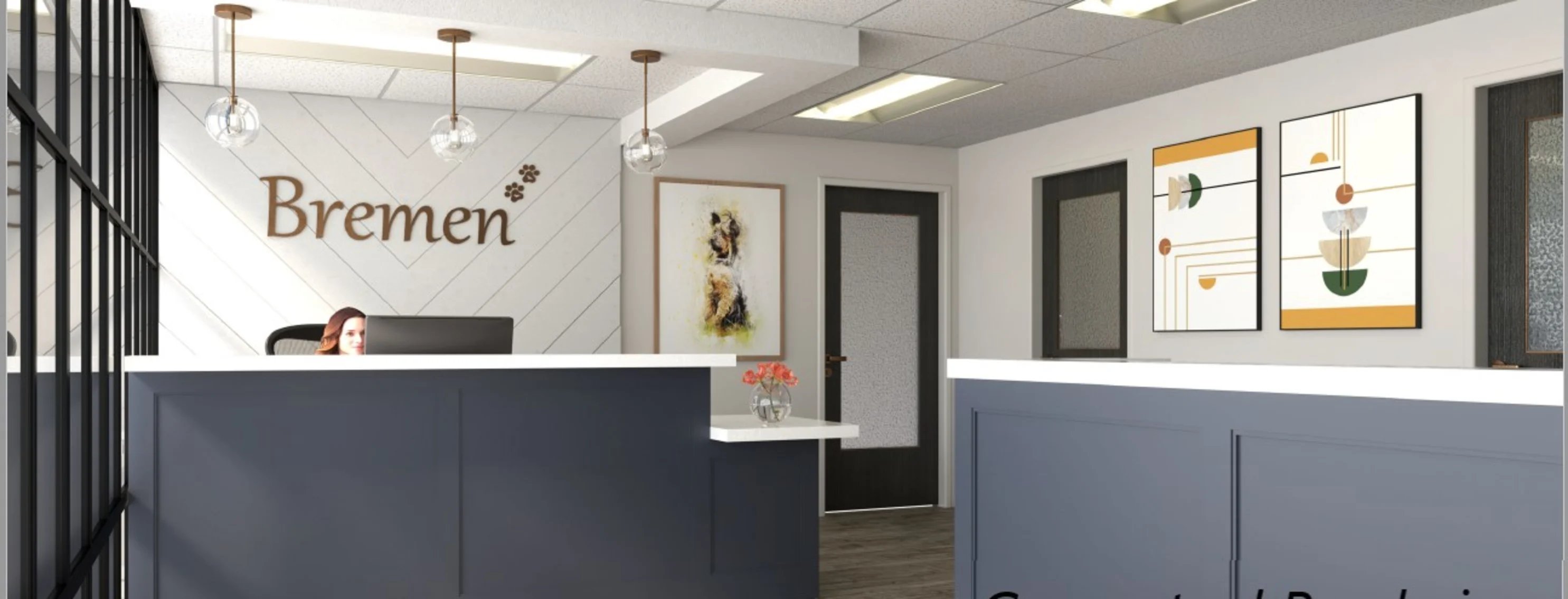 Bremen Animal Hospital 0393 - Conceptual rendering of renovations Bremen Animal Hospital 0393 - Conceptual rendering of renovations