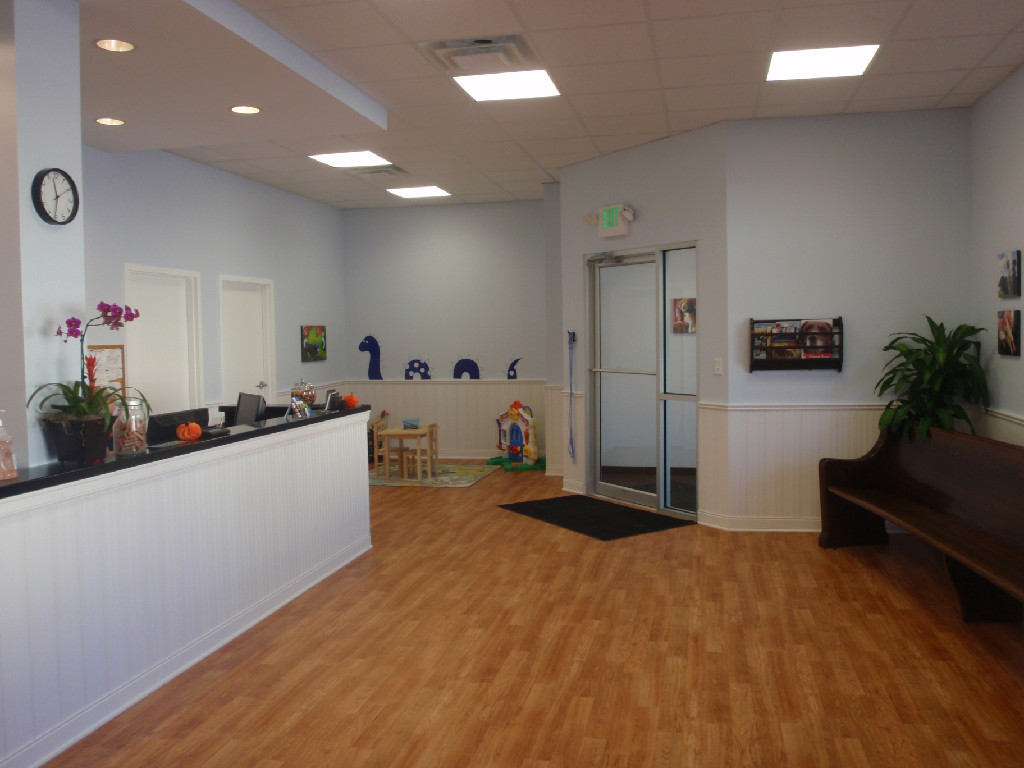 View of the hospital lobby