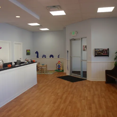 View of the hospital lobby View of the hospital lobby