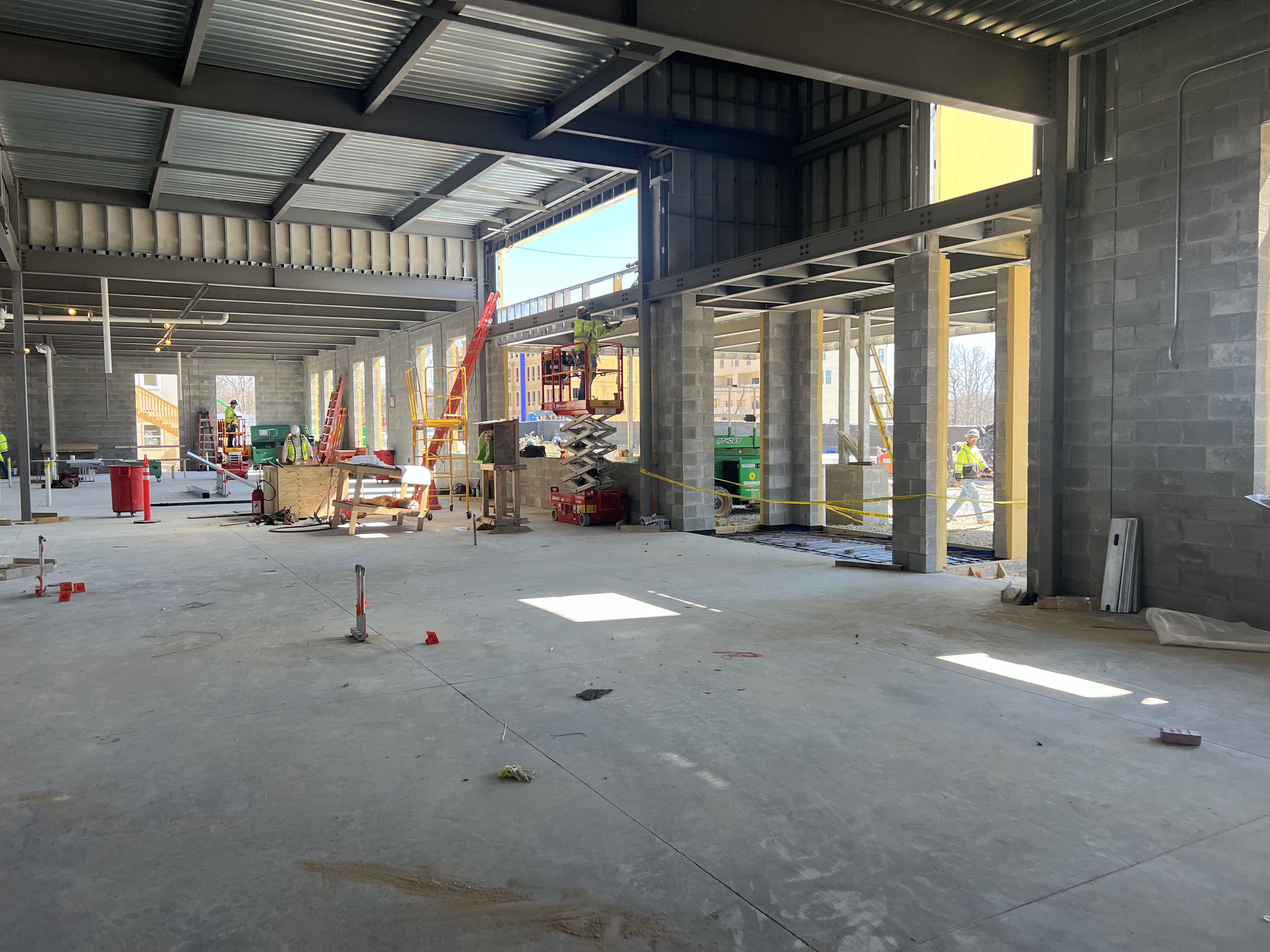 Richmond interior of building in progress