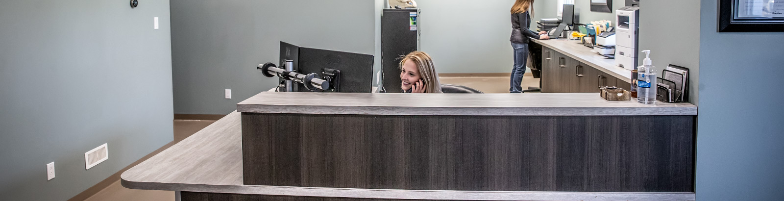 Front Desk Reception at Russell Equine Veterinary Service