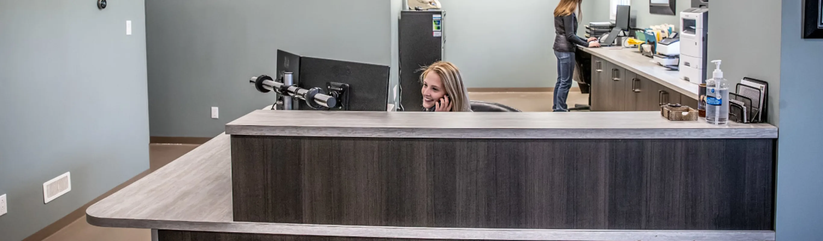 Front Desk Reception at Russell Equine Veterinary Service Front Desk Reception at Russell Equine Veterinary Service