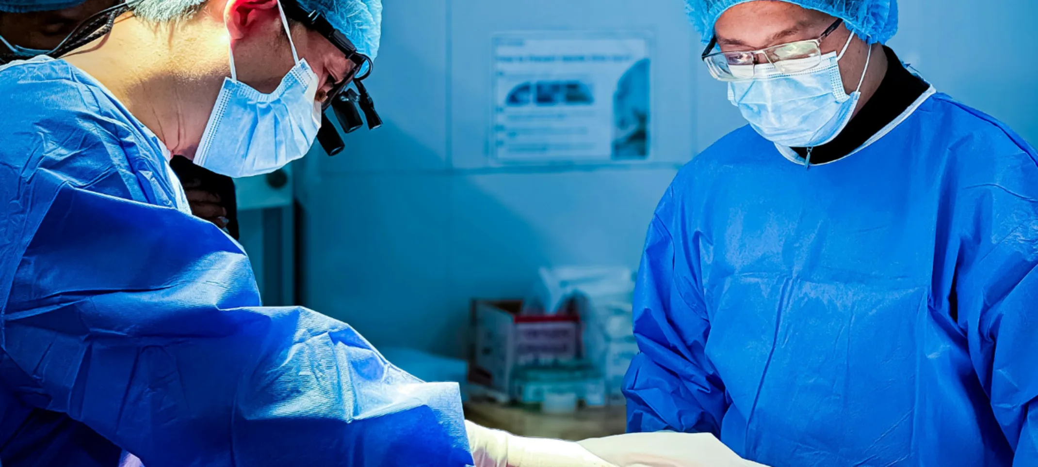 Surgery being performed on a patient Surgery being performed on a patient