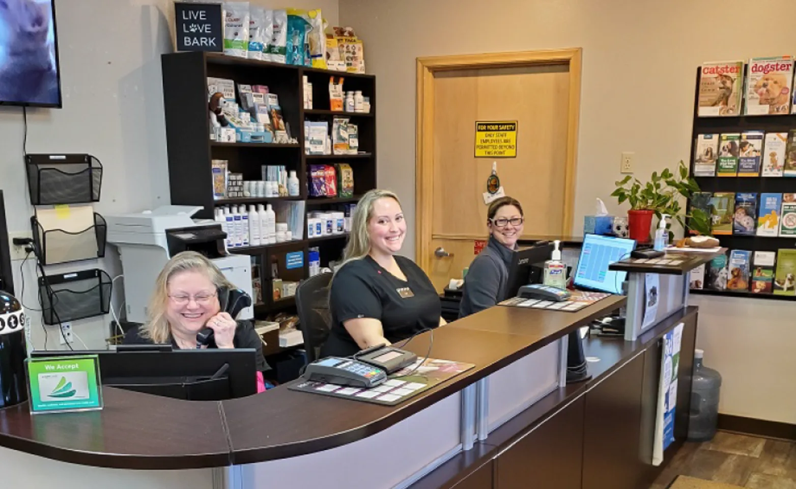 Front Lobby with receptionist