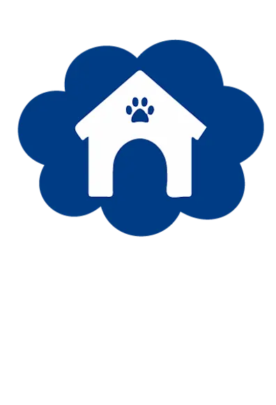 Dog House Blue Icon Dog House Blue Icon