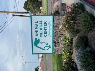 Outdoor Name Sign of Animal Medical Center of Amarillo