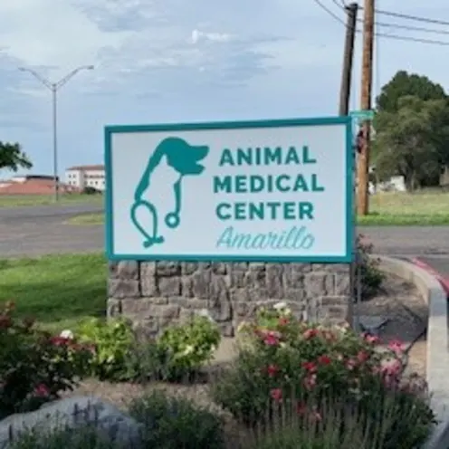 Outdoor Name Sign of Animal Medical Center of Amarillo Outdoor Name Sign of Animal Medical Center of Amarillo