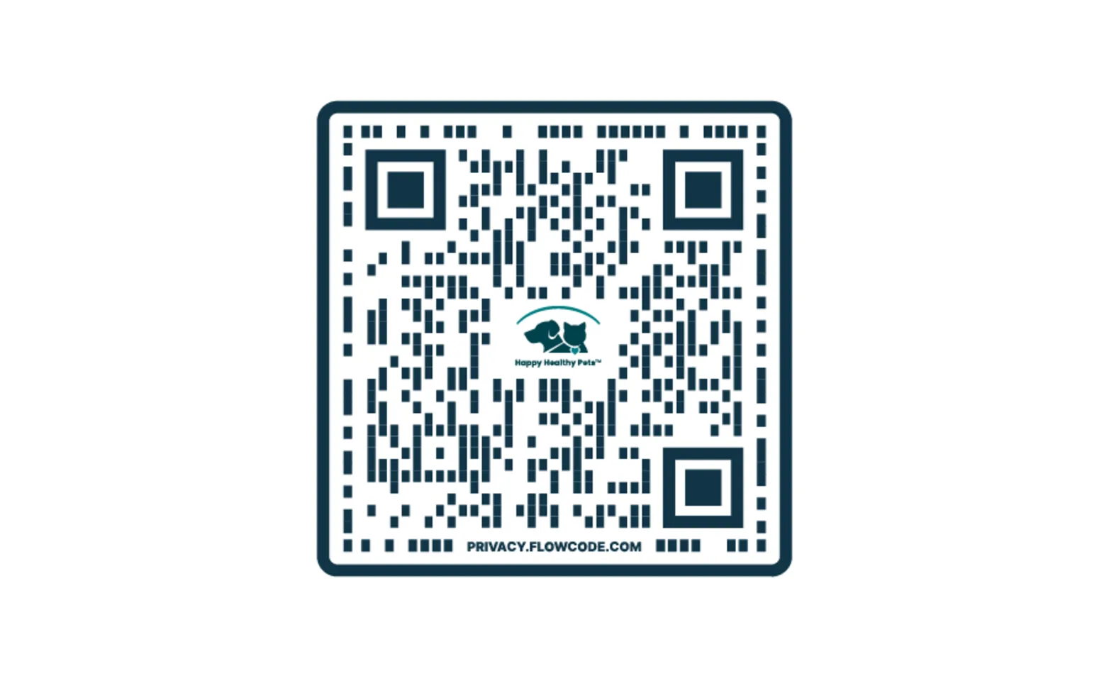 Happy Healthy Pets™ - Mobile App QR Code Happy Healthy Pets™ - Mobile App QR Code