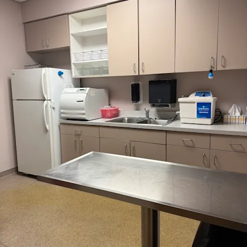 Kokomo Animal Hospital's Staff Working Area Kokomo Animal Hospital's Staff Working Area