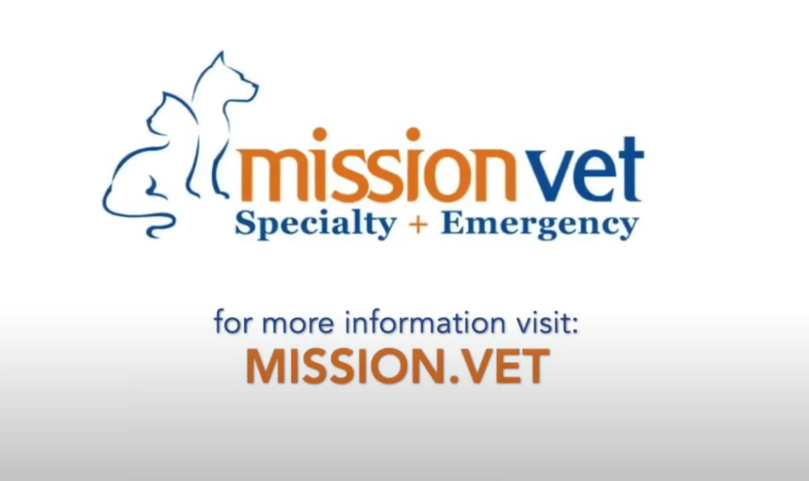Mission Vet Logo w/ more information text