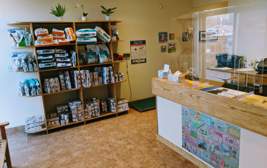 Reception Area of Liston Animal Hospital
