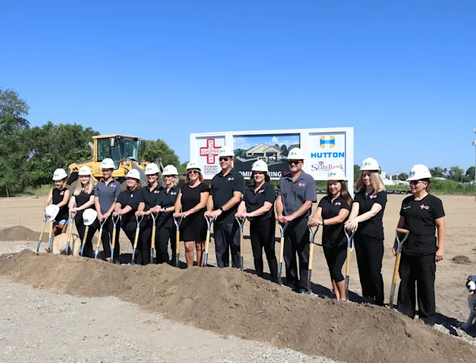 Staff construction at new VESH site Staff construction at new VESH site