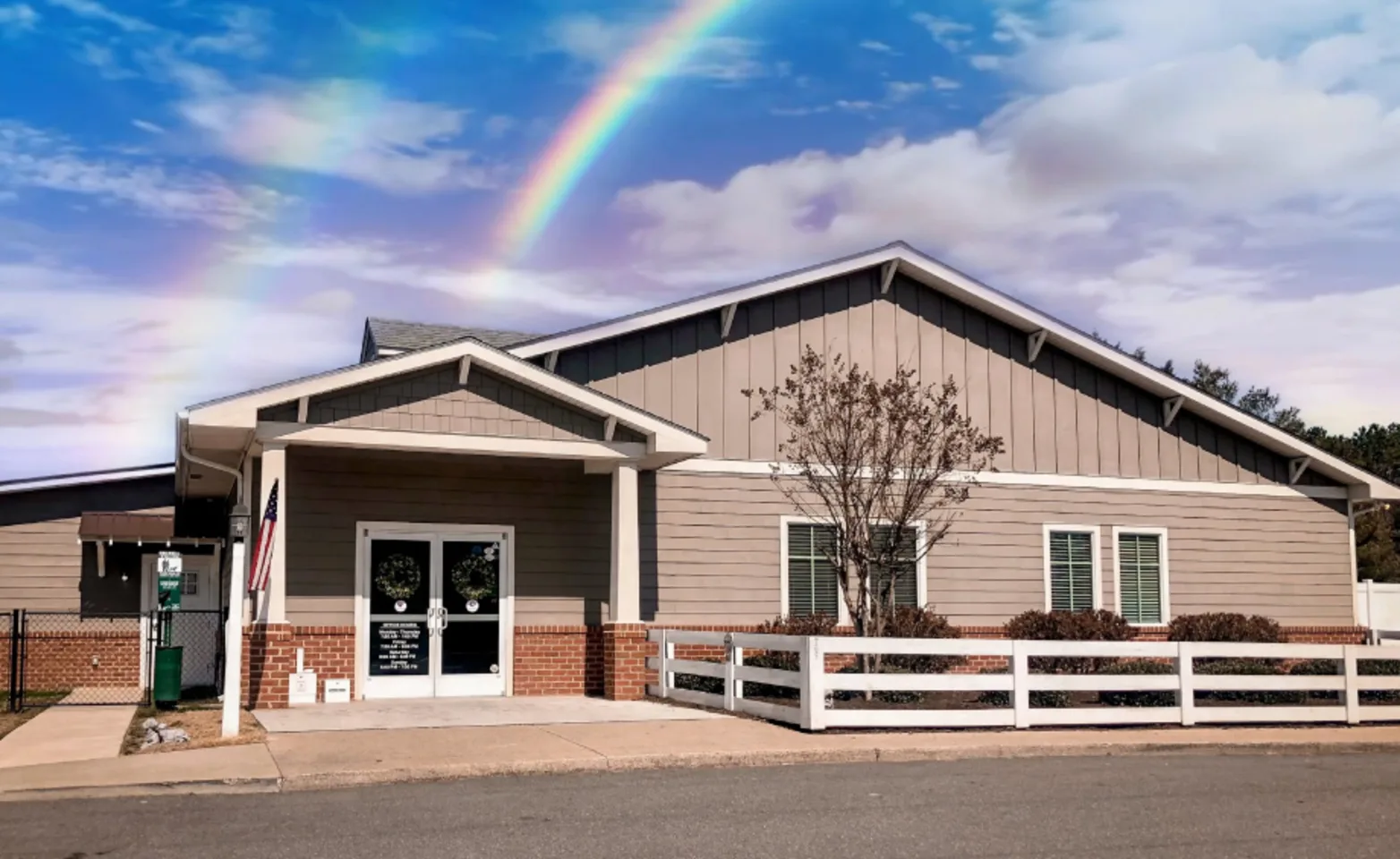 Exterior Shot with Rainbow Mechanicsville Exterior Shot with Rainbow Mechanicsville