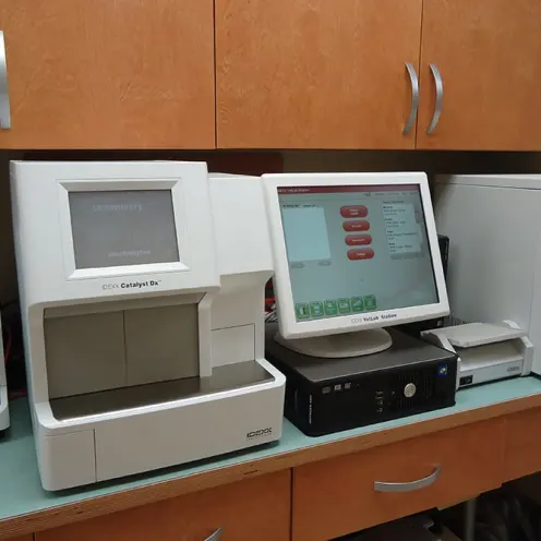 Laboratory equipment and scanners at Animal Care Center of Panama City Beach