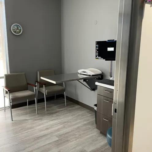 Appointment room in Vacaville Animal Care Center where pets and pet parents are seen