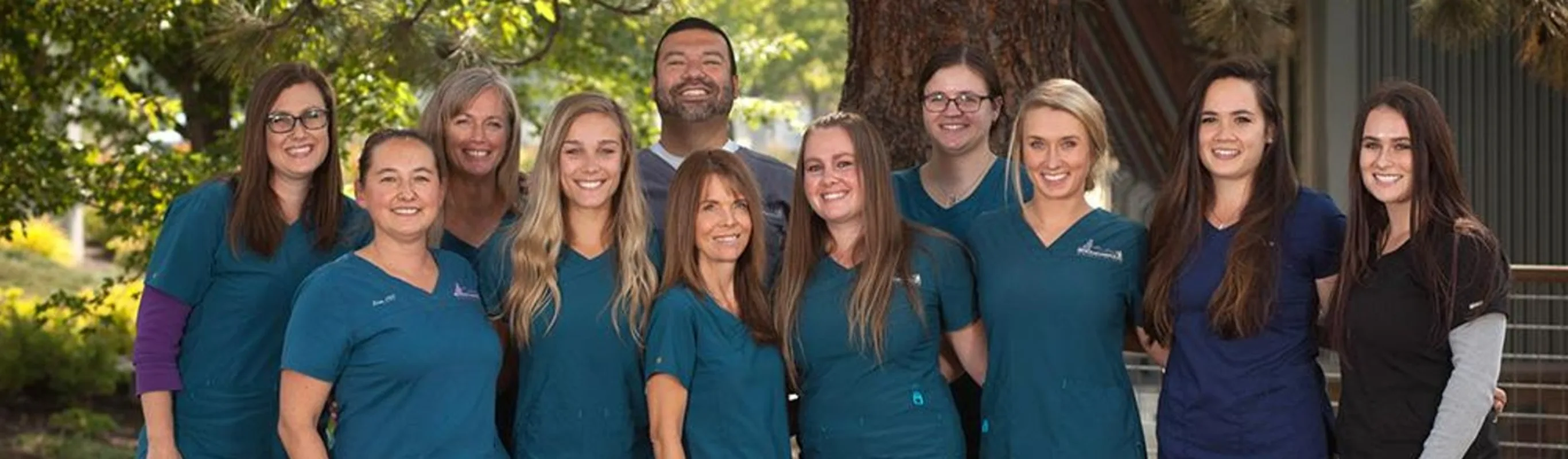 The staff at Brookswood Animal Clinic The staff at Brookswood Animal Clinic