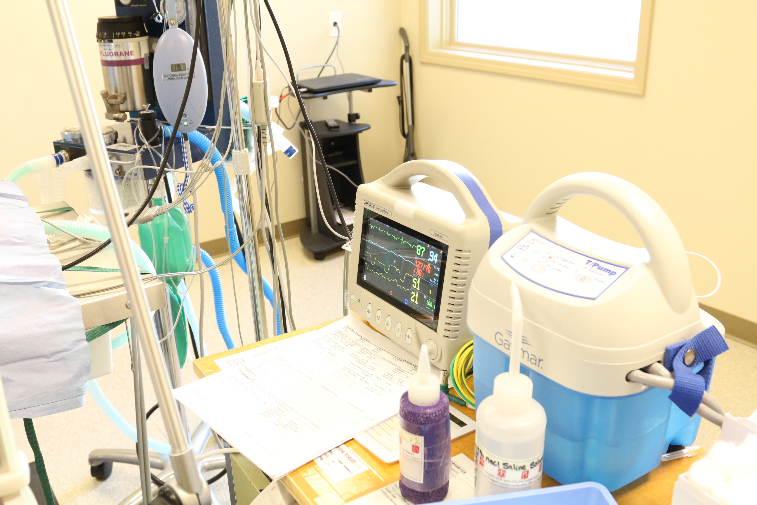 Equipment used during operations