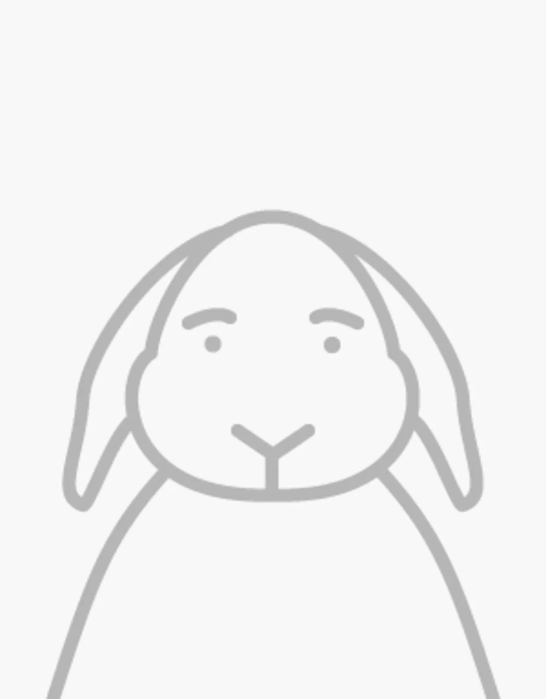 Placeholder Stencil Bunny Placeholder Stencil Bunny