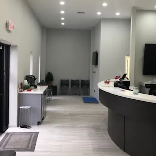 Longwood Animal and Pet Resort lobby and waiting room Longwood Animal and Pet Resort lobby and waiting room