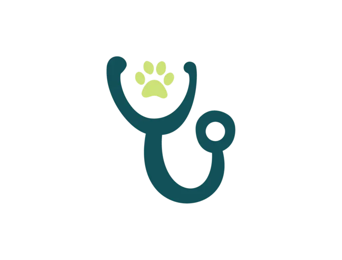 Stethoscope with Paw (Green+Teal) Stethoscope with Paw (Green+Teal)