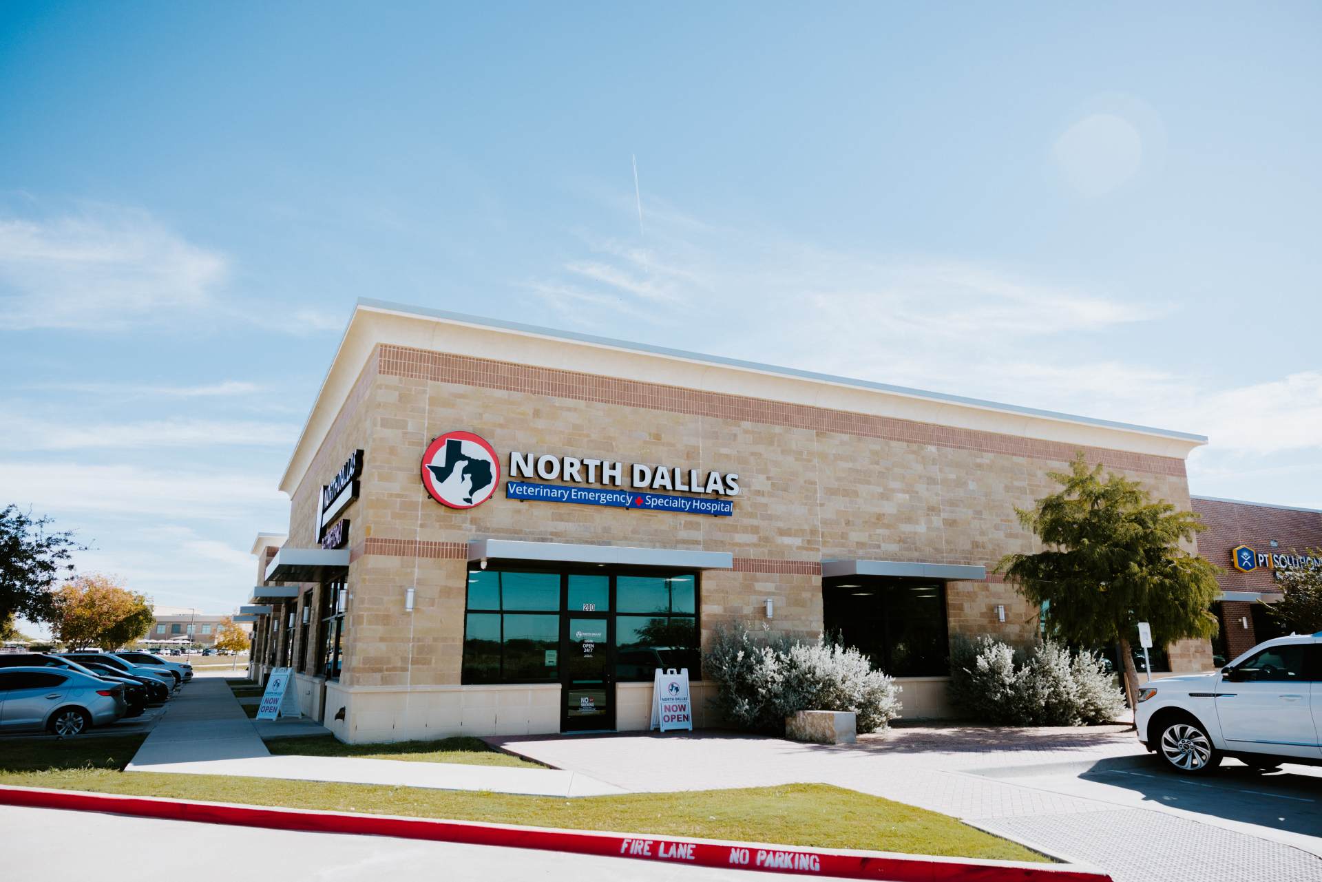 Exterior view of DVSC Frisco's building.