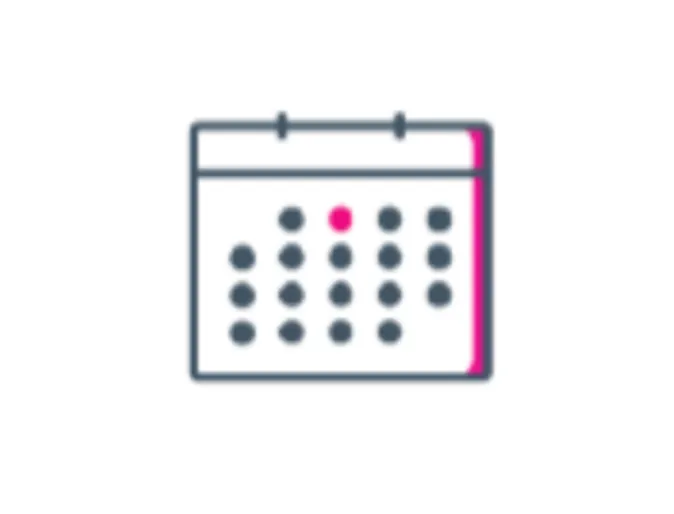 A cartoon vector of a calendar A cartoon vector of a calendar
