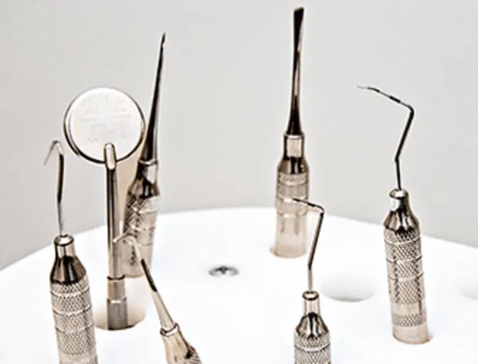 Close up of dentistry tools in the clinic. Close up of dentistry tools in the clinic.