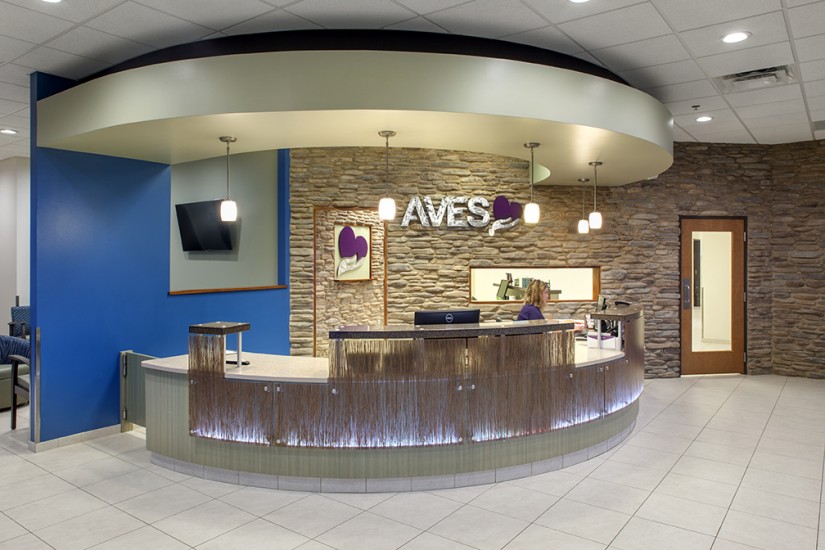Main lobby of AVES