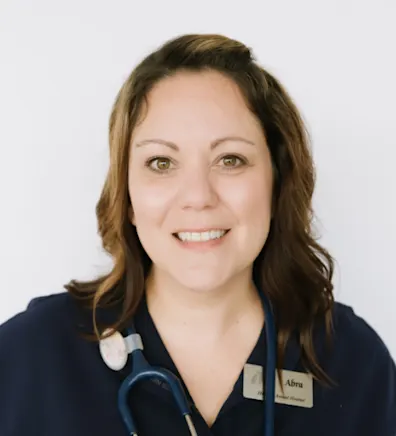 Abra smiling at the camera Abra smiling at the camera