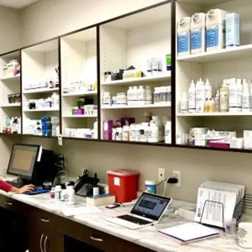 In-house pharmacy at Desert Hills Animal Hospital