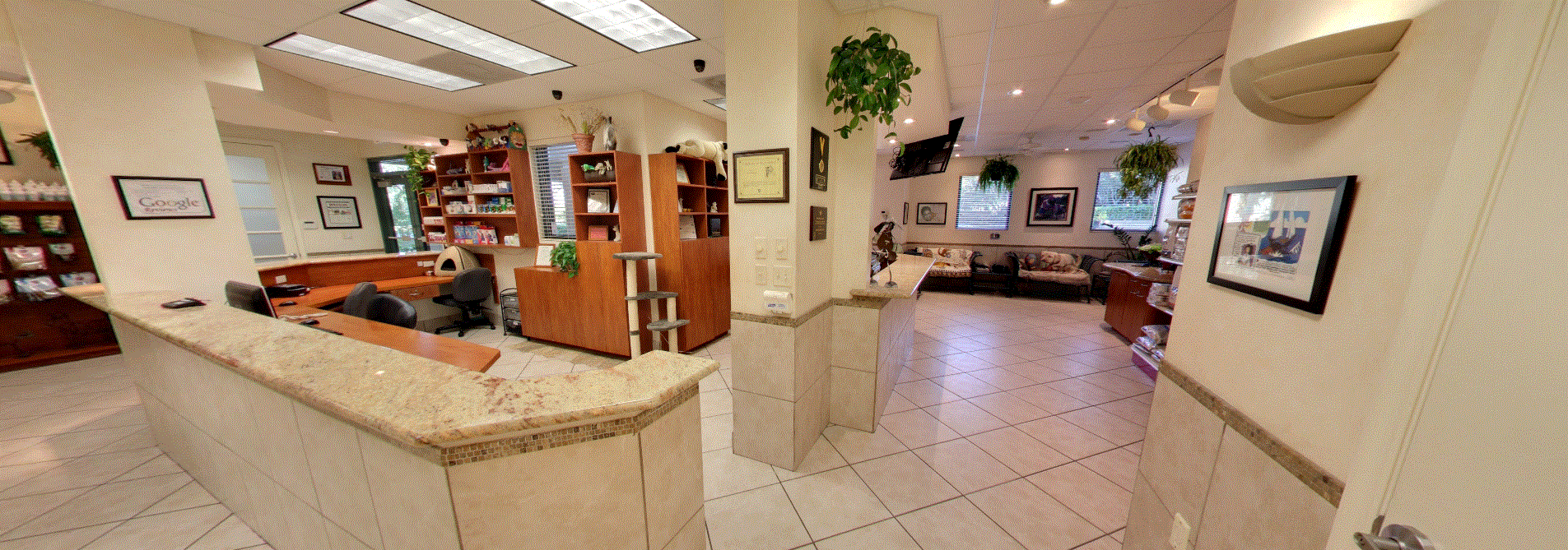 Hometown Animal Hospital - Front Lobby - Second Angle