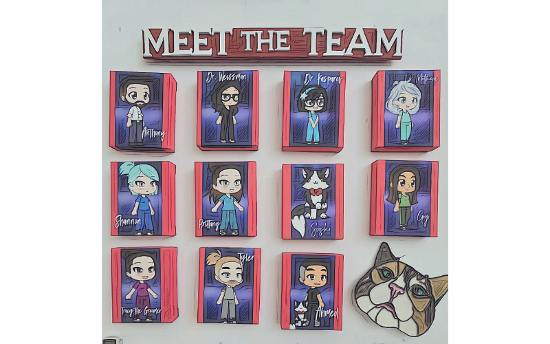 Animal Health Care of Marlboro (AHC) - Staff Wall Art