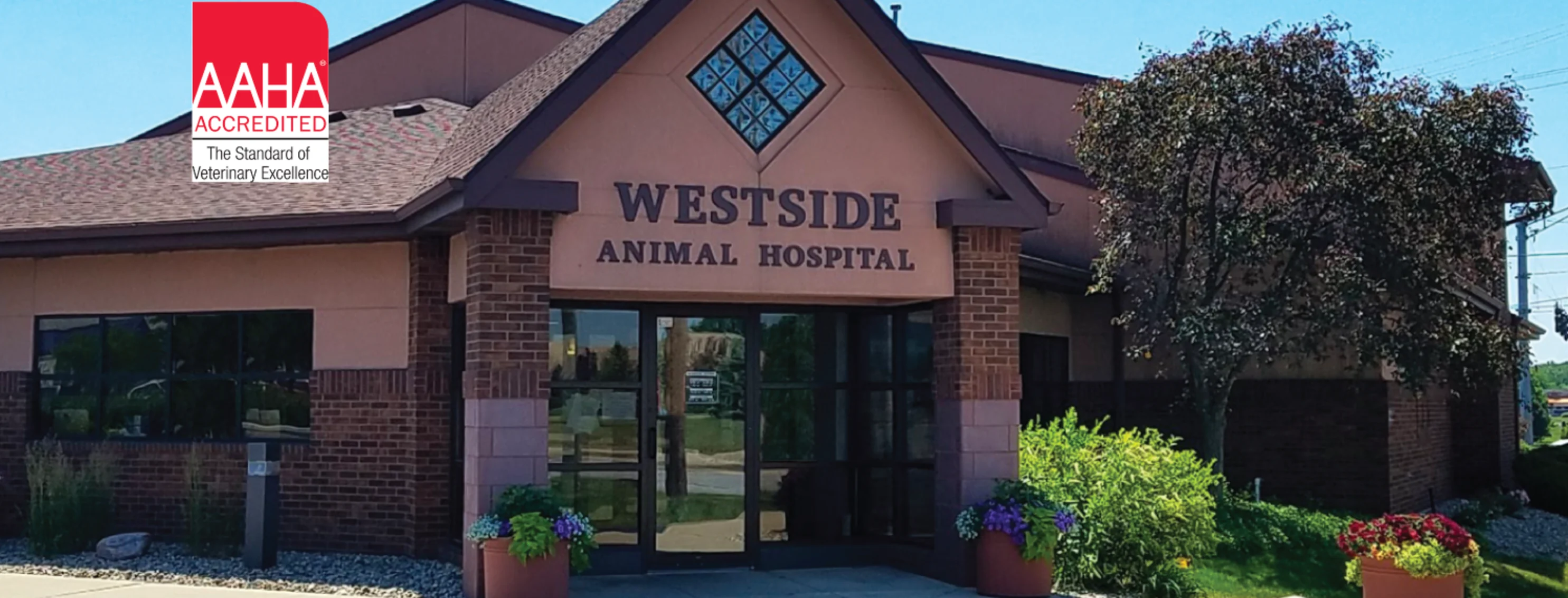 the front exterior of Westside Animal Hospital