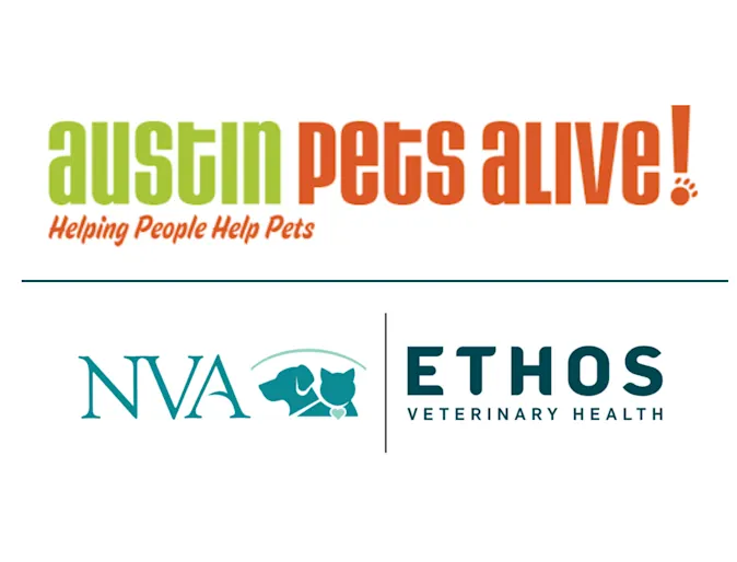 NVA Ethos and Austin Pets Alive! logos NVA Ethos and Austin Pets Alive! logos