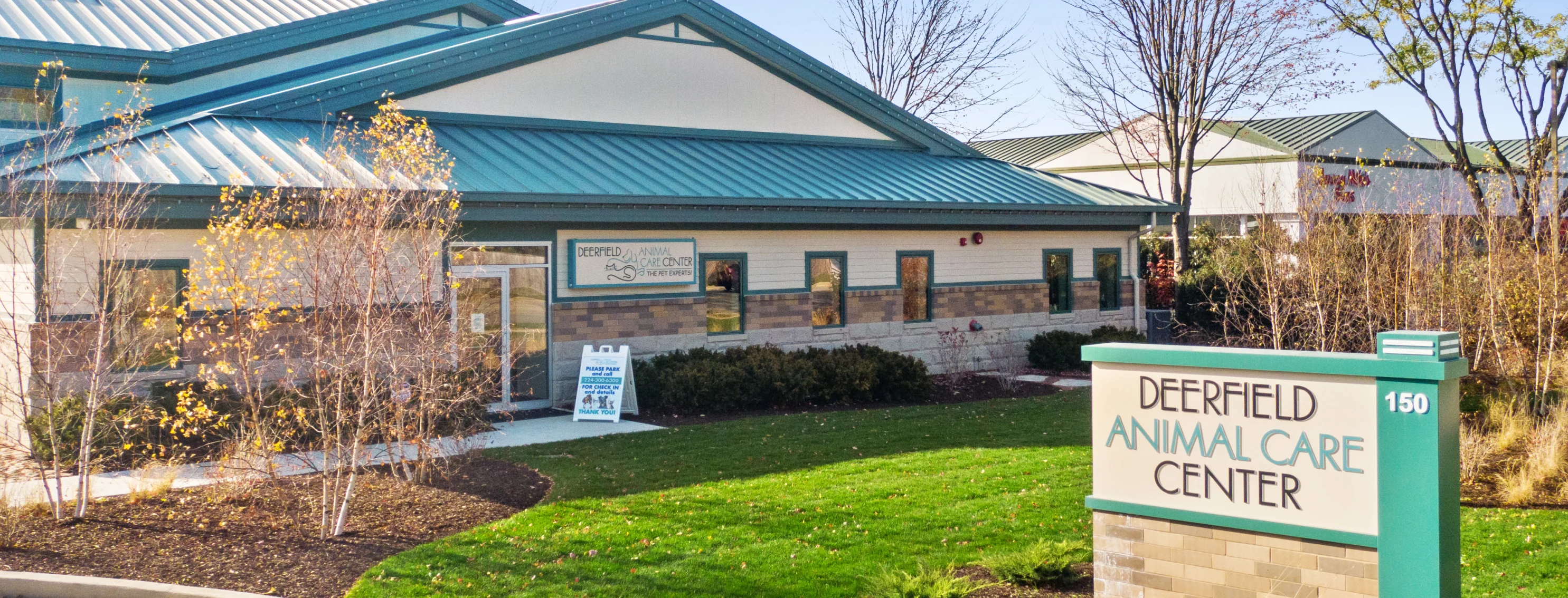 Exterior of Deerfield Animal Care Center