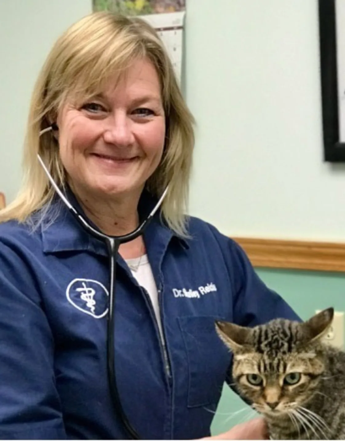 Dr. Shelley Trautmiller, veterinarian at Kind Veterinary Clinic Dr. Shelley Trautmiller, veterinarian at Kind Veterinary Clinic