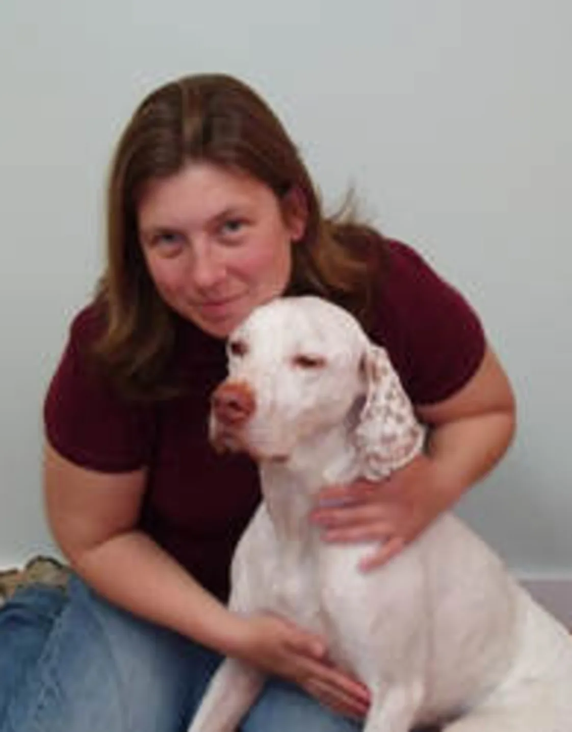 Allison Brudney with dog Allison Brudney with dog