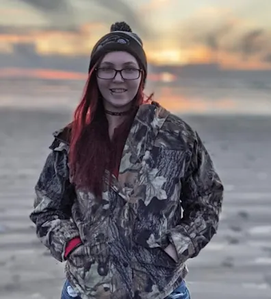 Autumn on a beach dressed in camoflage Autumn on a beach dressed in camoflage