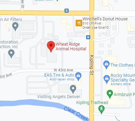 Map of Wheat Ridge Animal Hospital