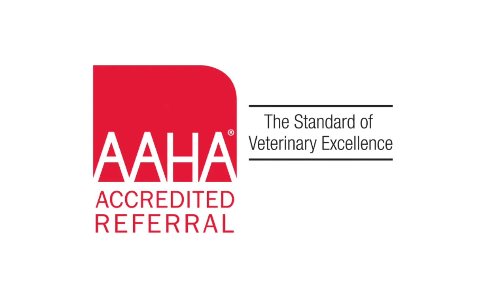 AAHA Accredited Referral Logo AAHA Accredited Referral Logo
