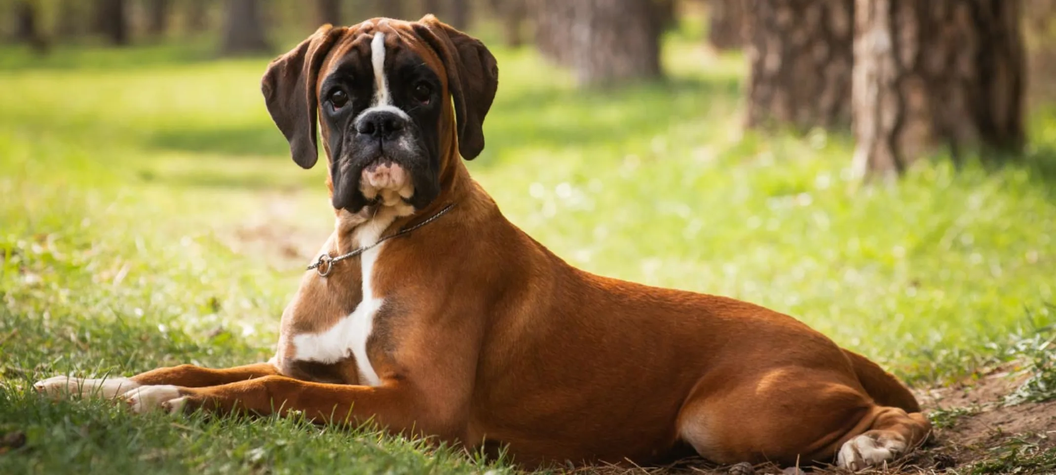 Boxer in Grass