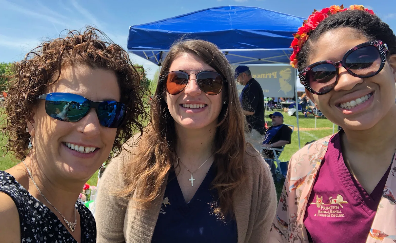 Staff of Princeton Animal Hospital volunteering