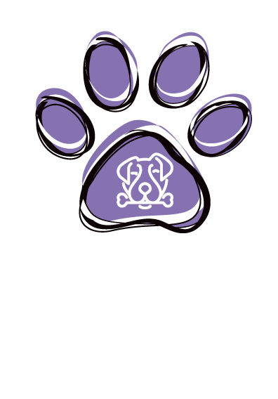 Paw with dog on it, dog daycare in Boulder and Erie Colorado