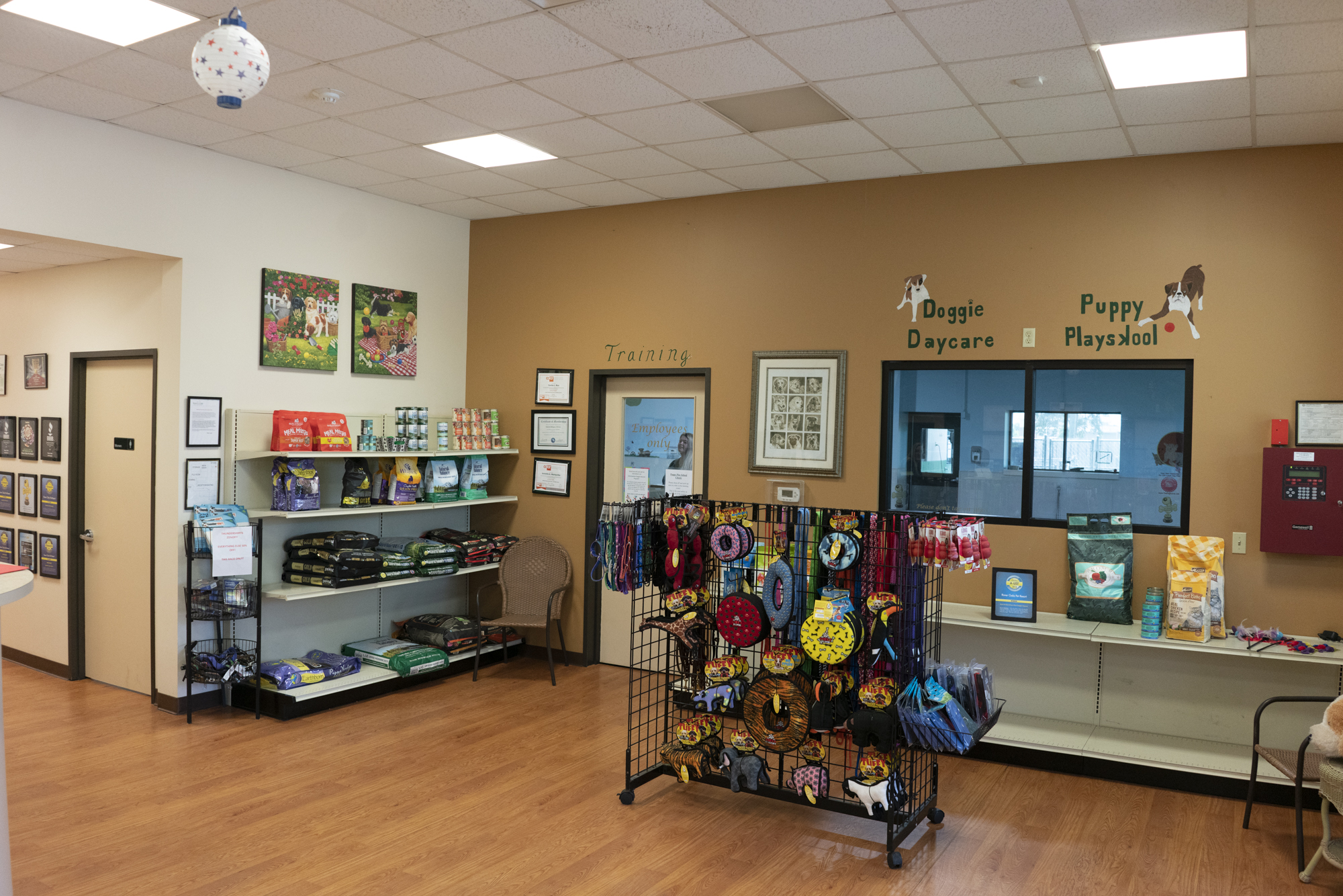 Retail Area at Rover Oaks Pet Resort
