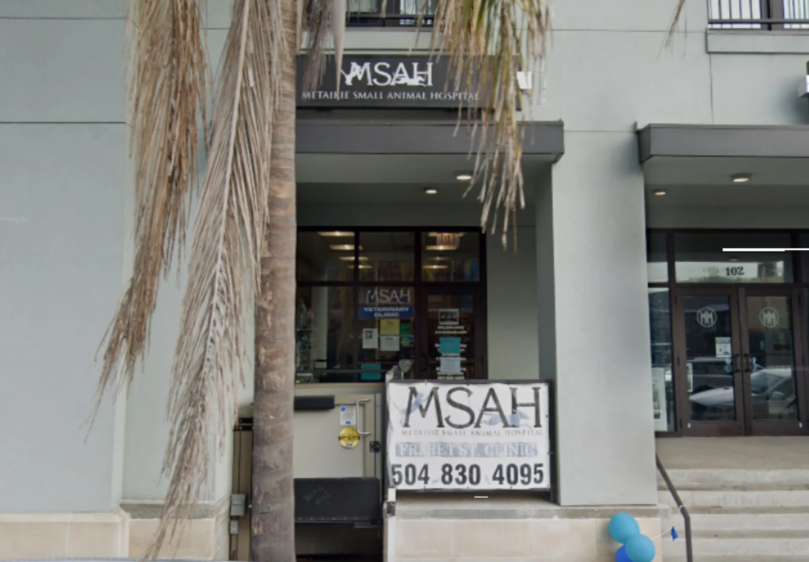 Metairie Small Animal Hospital (MSAH) - Freret Clinic Exterior