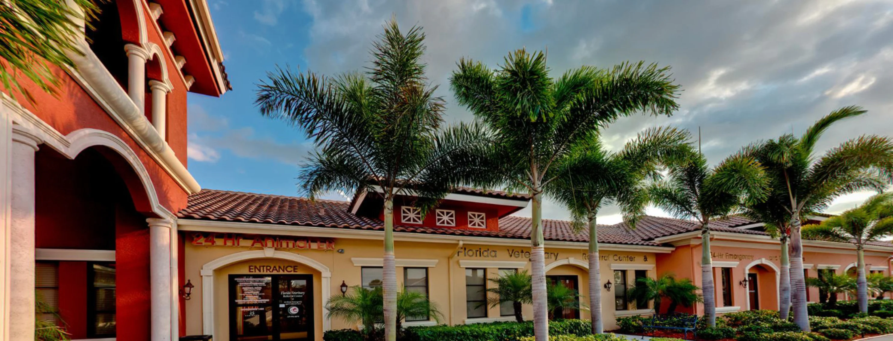 Exterior of Florida Veterinary Referral Center (FVRC)