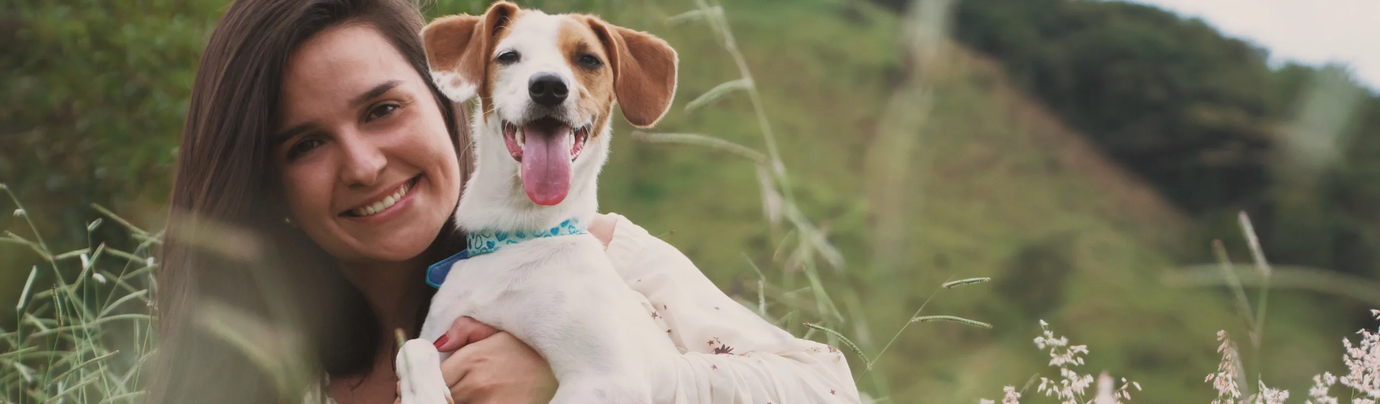 Woman Holding Dog Woman Holding Dog